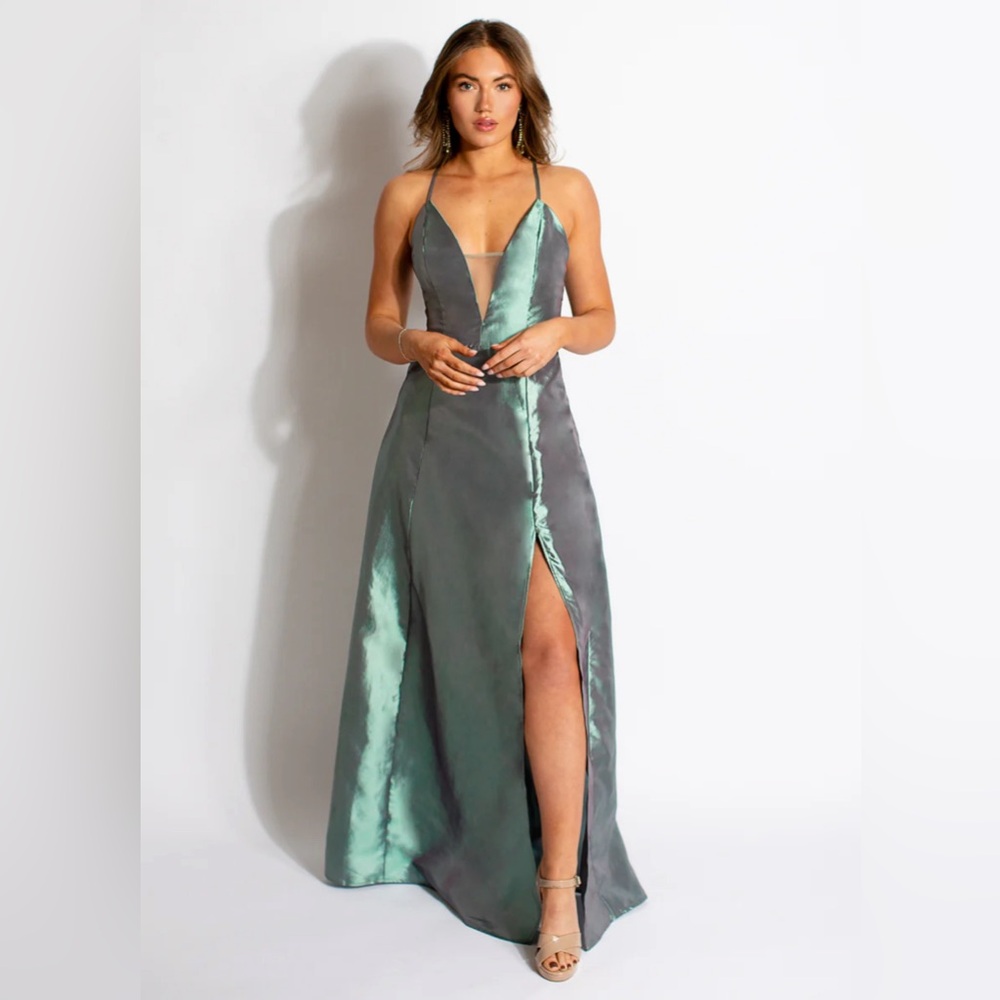 NWT Joyfolie Kylee Dress in Seaglass (L)
